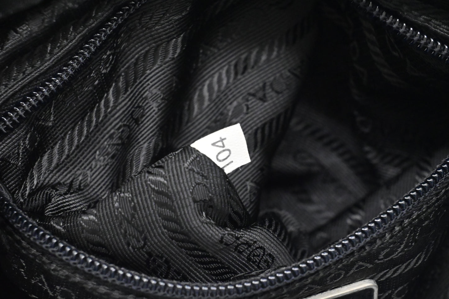 Prada Small Backpack in Black Nylon Canvas