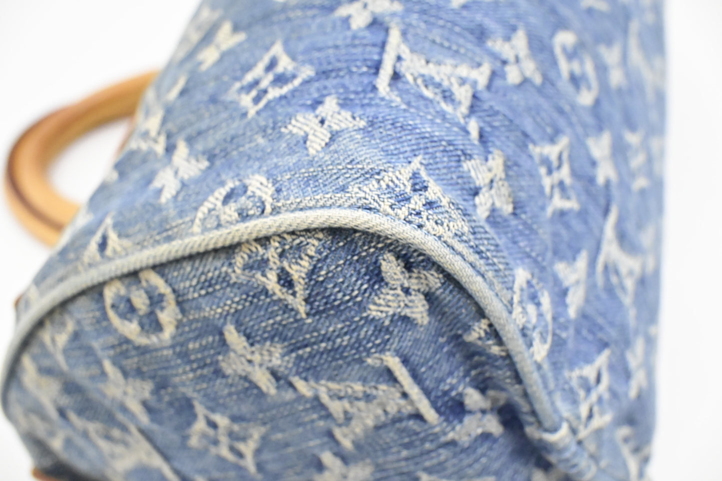 Louis Vuitton Neo Speedy in Blue Denim Canvas