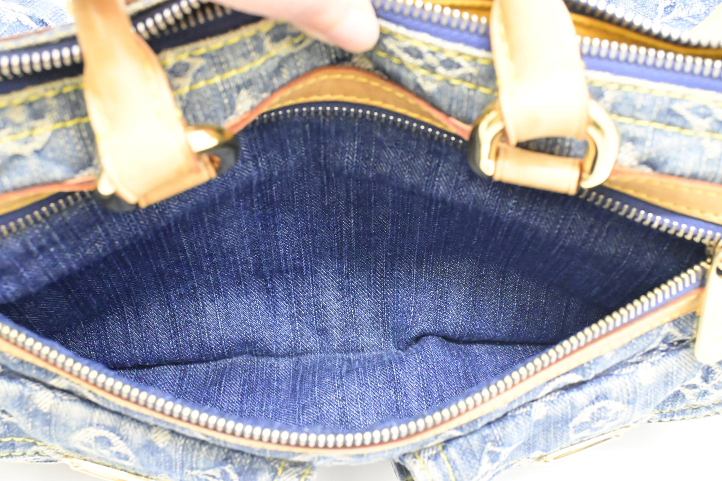 Louis Vuitton Neo Speedy in Blue Denim Canvas