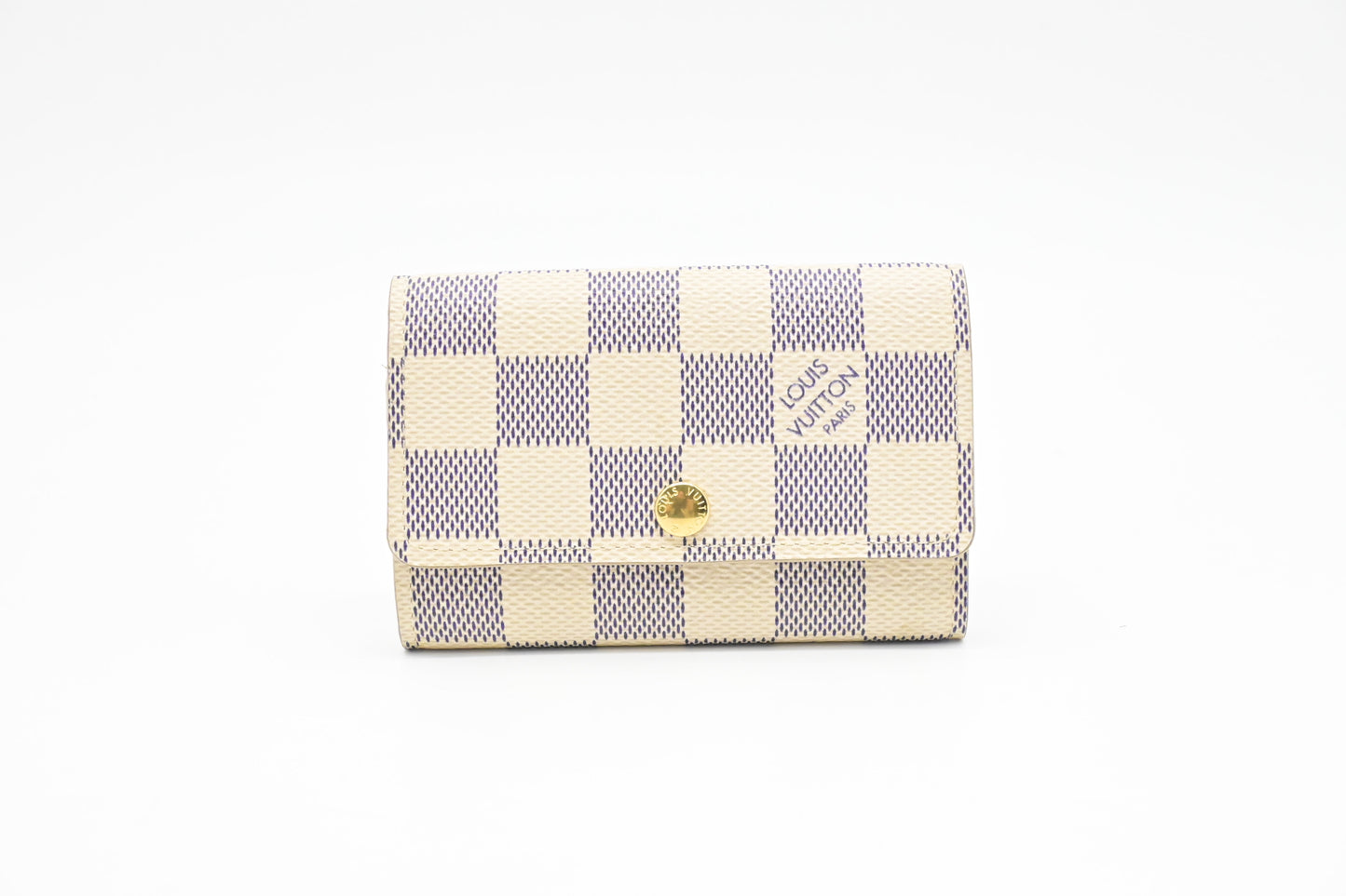 Louis Vuitton 6 Key Case in Damier Azur Canvas