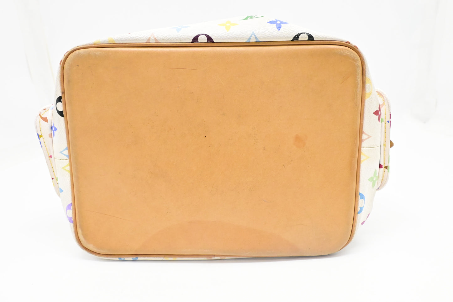 Louis Vuitton x Takashi Murakami Petit Noe in White Multicolor Monogram Canvas