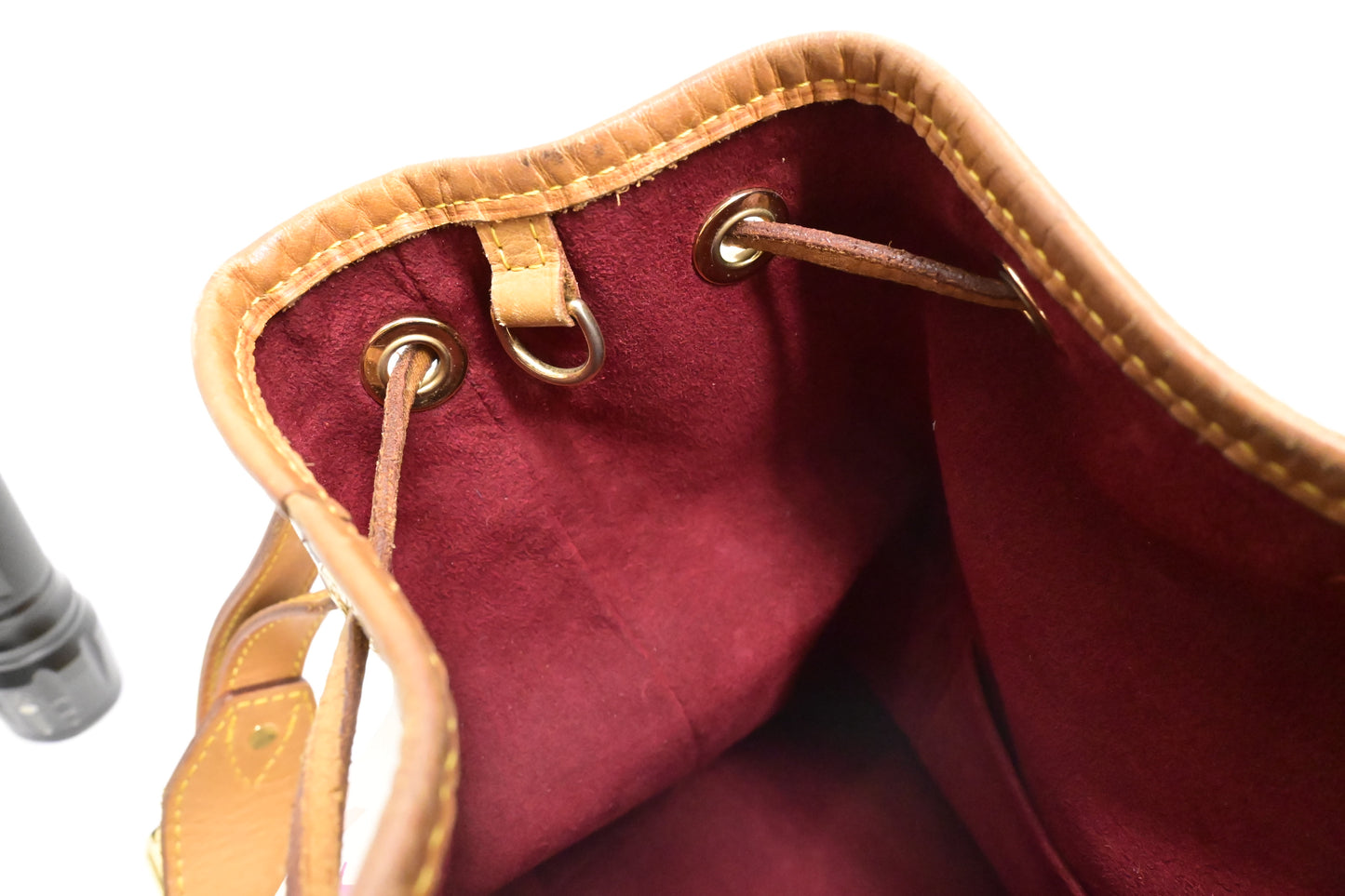 Louis Vuitton x Takashi Murakami Petit Noe in White Multicolor Monogram Canvas
