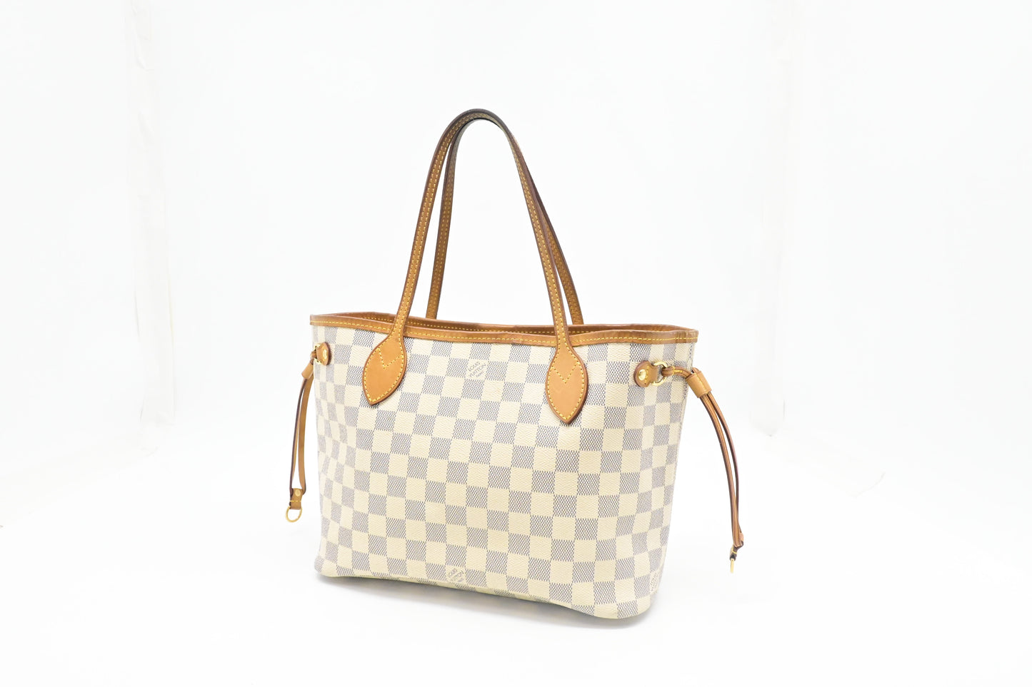 Louis Vuitton Neverfull PM in Damier Azur Canvas