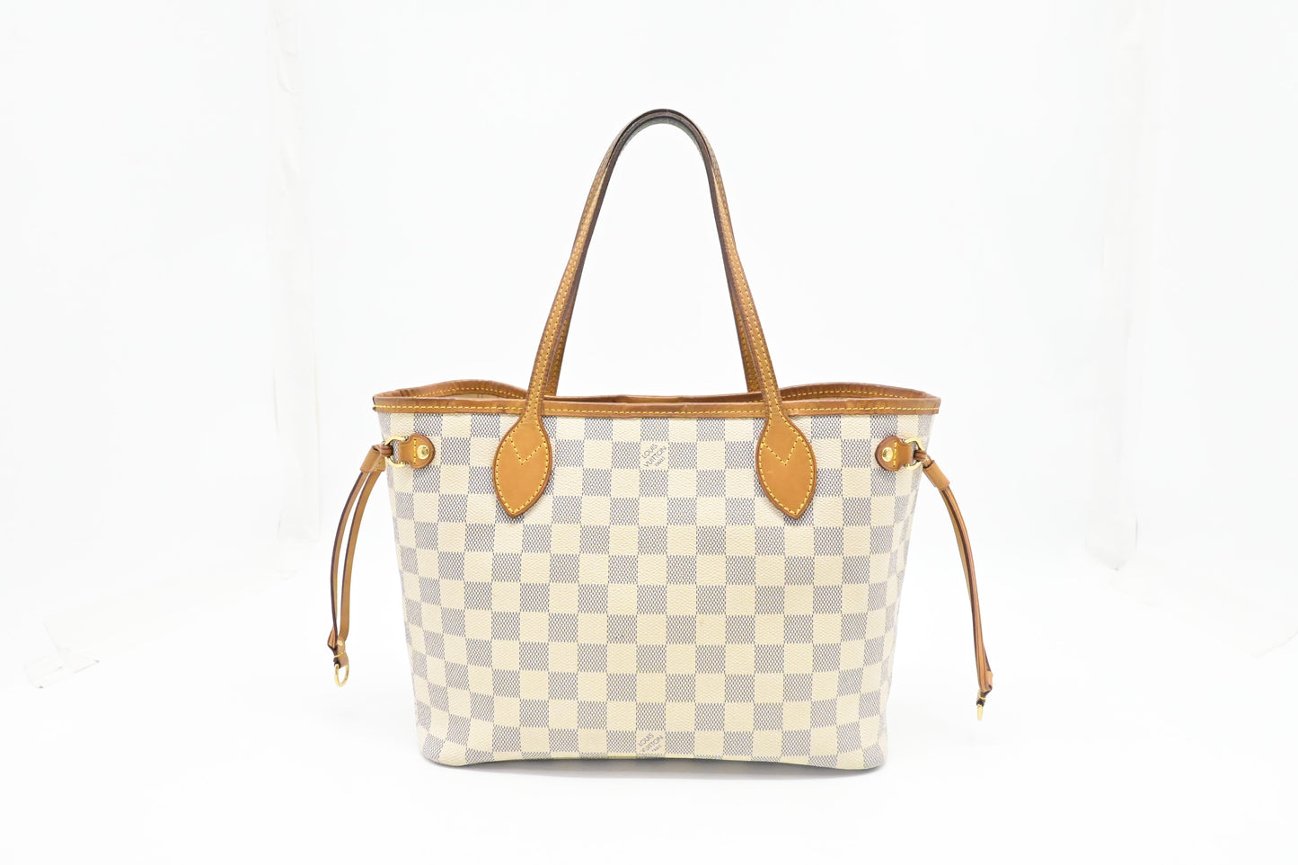 Louis Vuitton Neverfull PM in Damier Azur Canvas