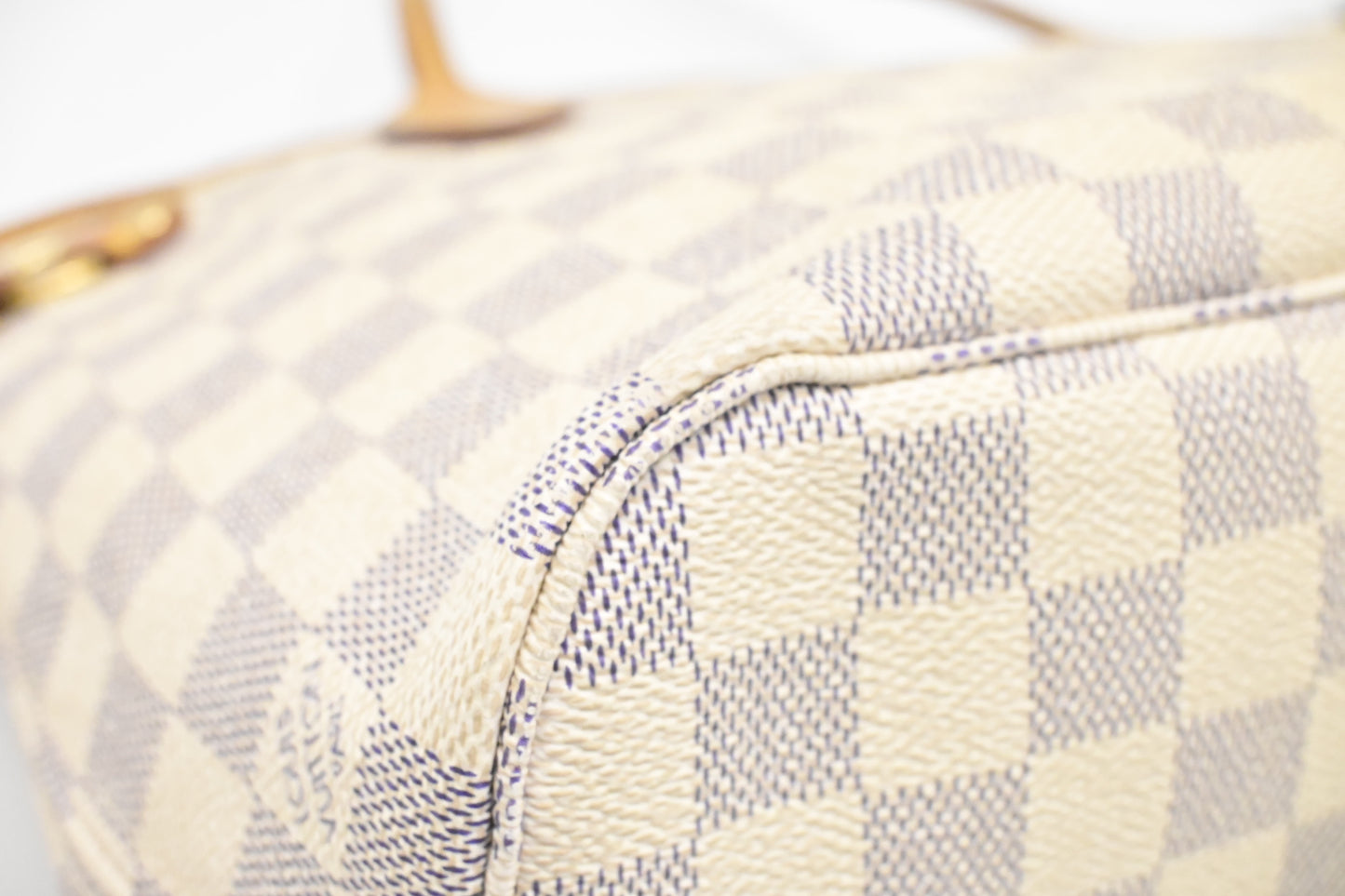 Louis Vuitton Neverfull PM in Damier Azur Canvas