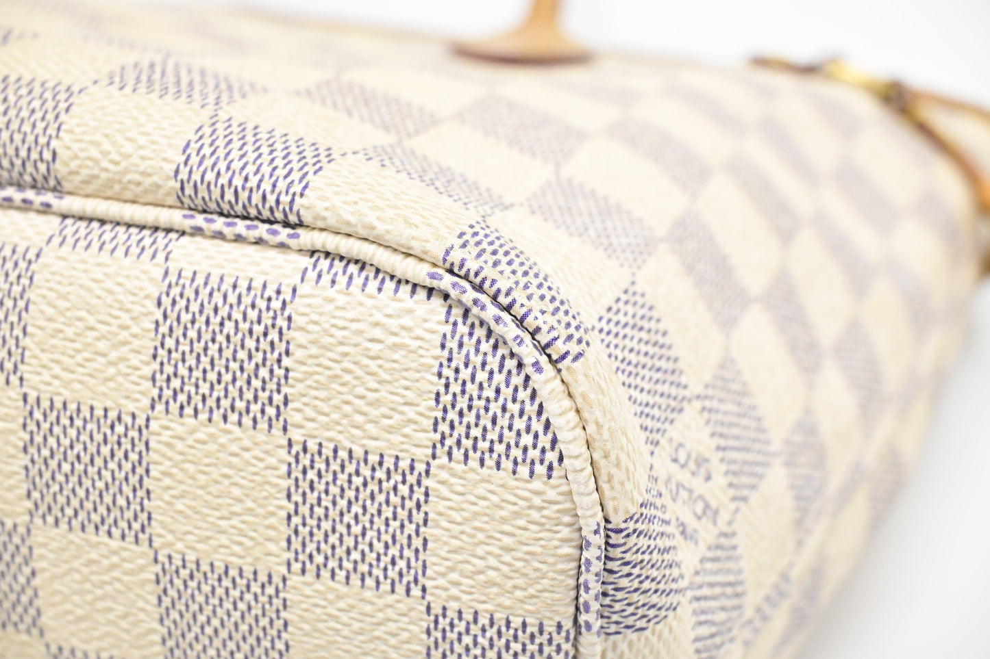 Louis Vuitton Neverfull PM in Damier Azur Canvas