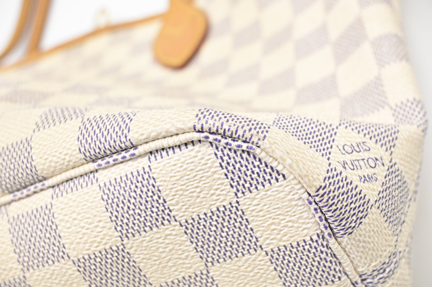 Louis Vuitton Neverfull PM in Damier Azur Canvas