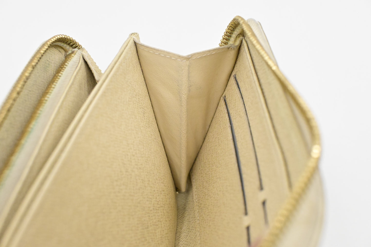 Louis Vuitton Long Zippy Wallet in Damier Azur Canvas