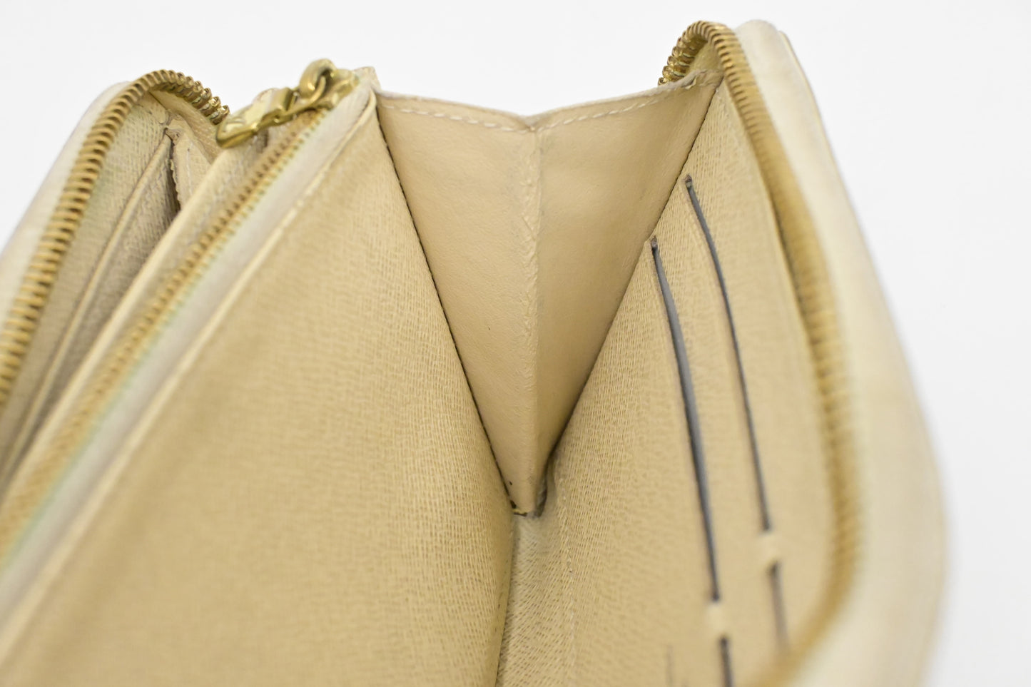 Louis Vuitton Long Zippy Wallet in Damier Azur Canvas
