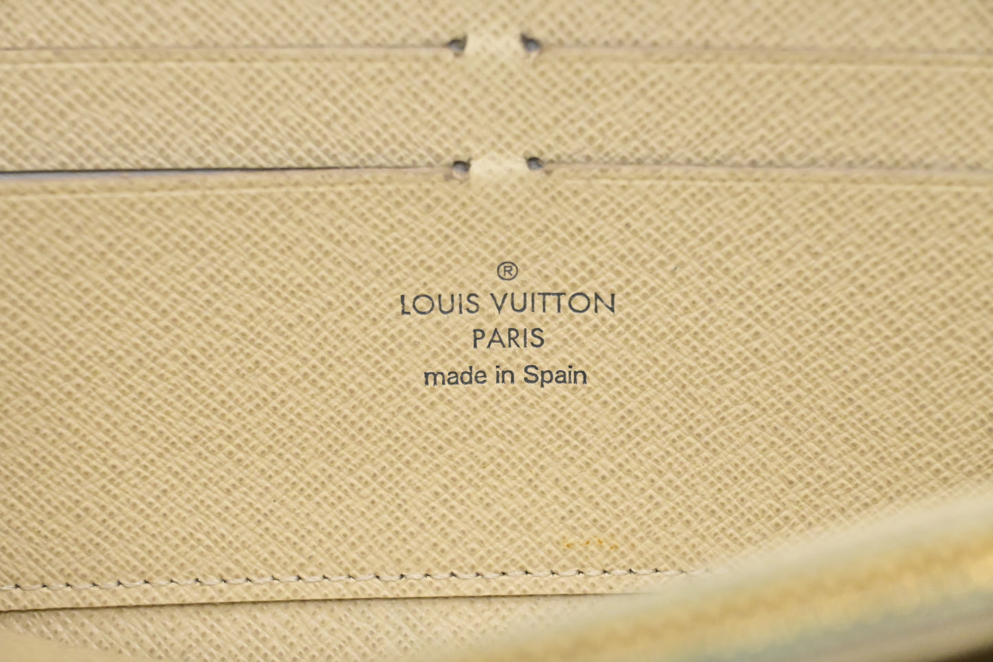 Louis Vuitton Long Zippy Wallet in Damier Azur Canvas