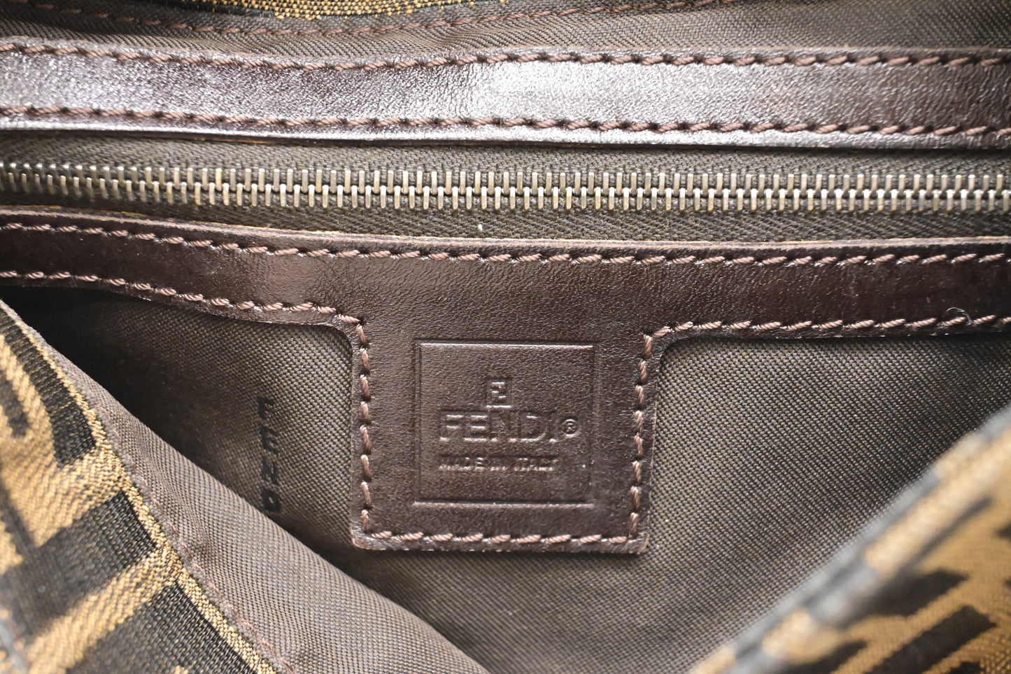 Fendi Mama Baguette in Zucca Canvas