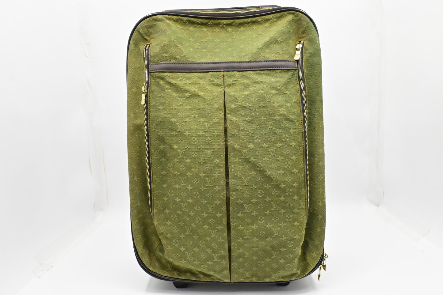 Louis Vuitton Annette Suitcase in Khaki Monogram Mini Lin Canvas