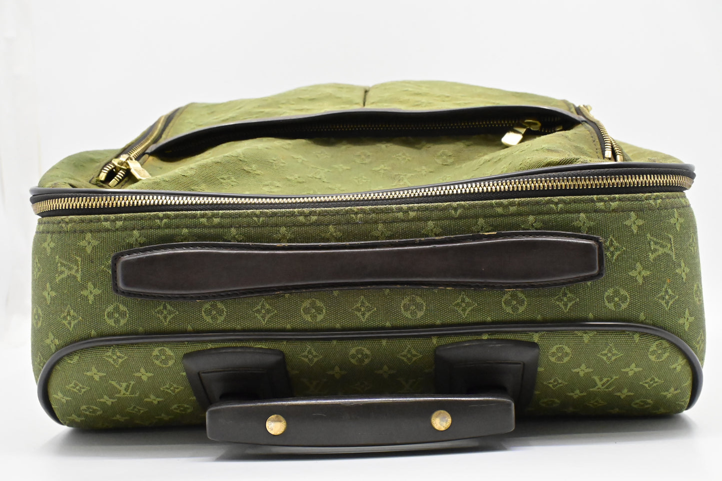Louis Vuitton Annette Suitcase in Khaki Monogram Mini Lin Canvas