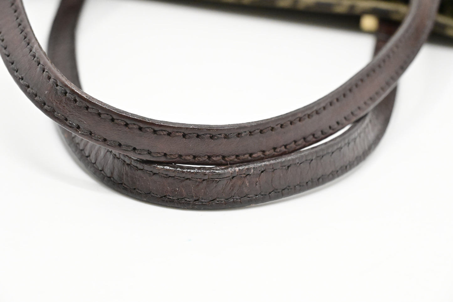 Fendi Shoulder Bag in Brown Zucchino Canvas