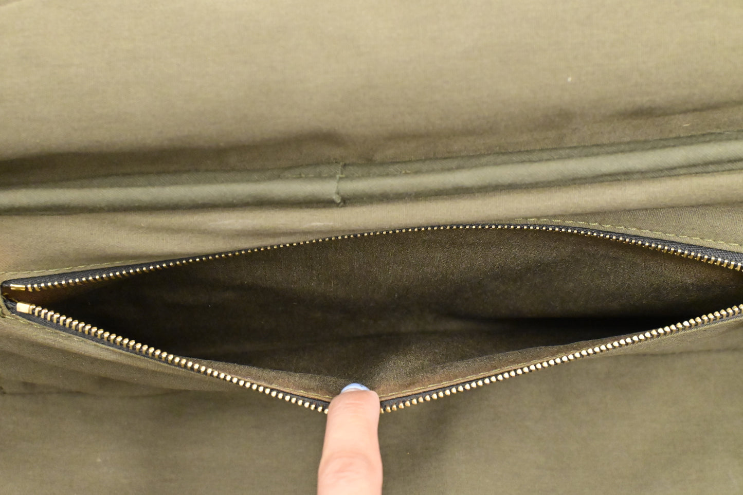 Louis Vuitton Annette Suitcase in Khaki Monogram Mini Lin Canvas