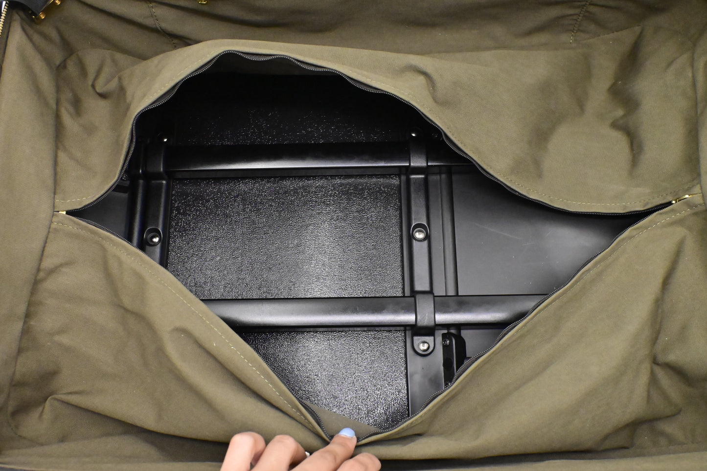 Louis Vuitton Annette Suitcase in Khaki Monogram Mini Lin Canvas