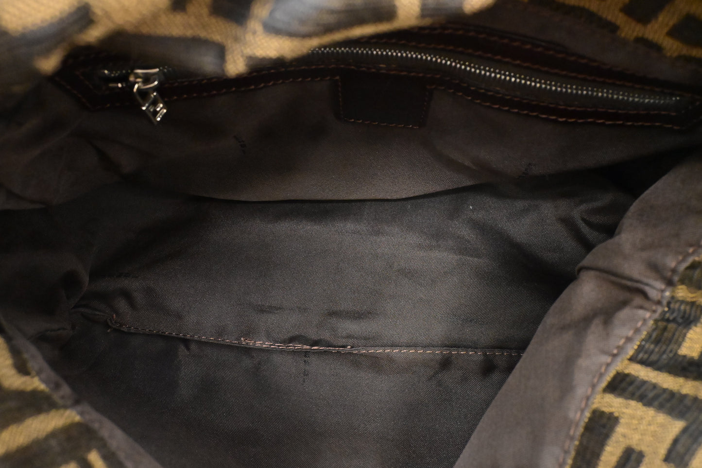 Fendi Mama Baguette in Zucca Canvas