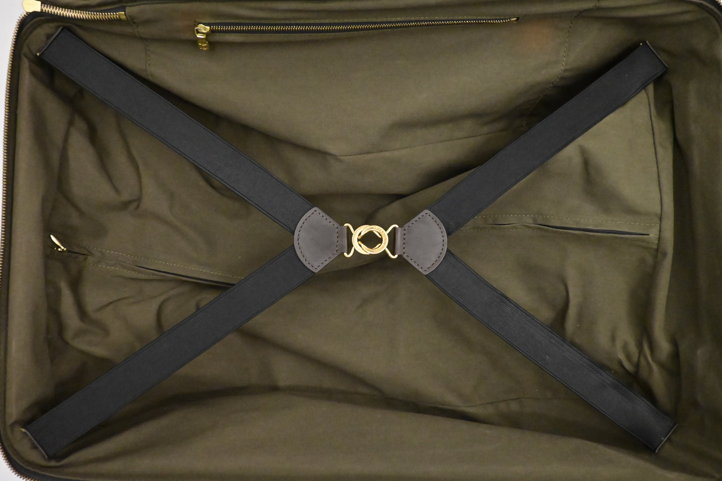 Louis Vuitton Annette Suitcase in Khaki Monogram Mini Lin Canvas