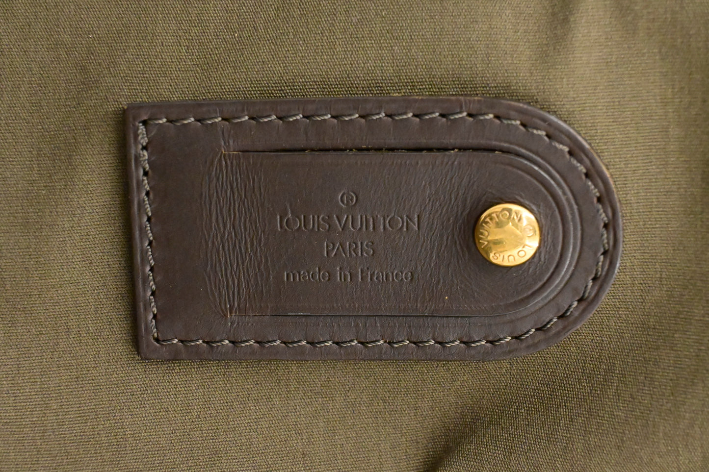 Louis Vuitton Annette Suitcase in Khaki Monogram Mini Lin Canvas