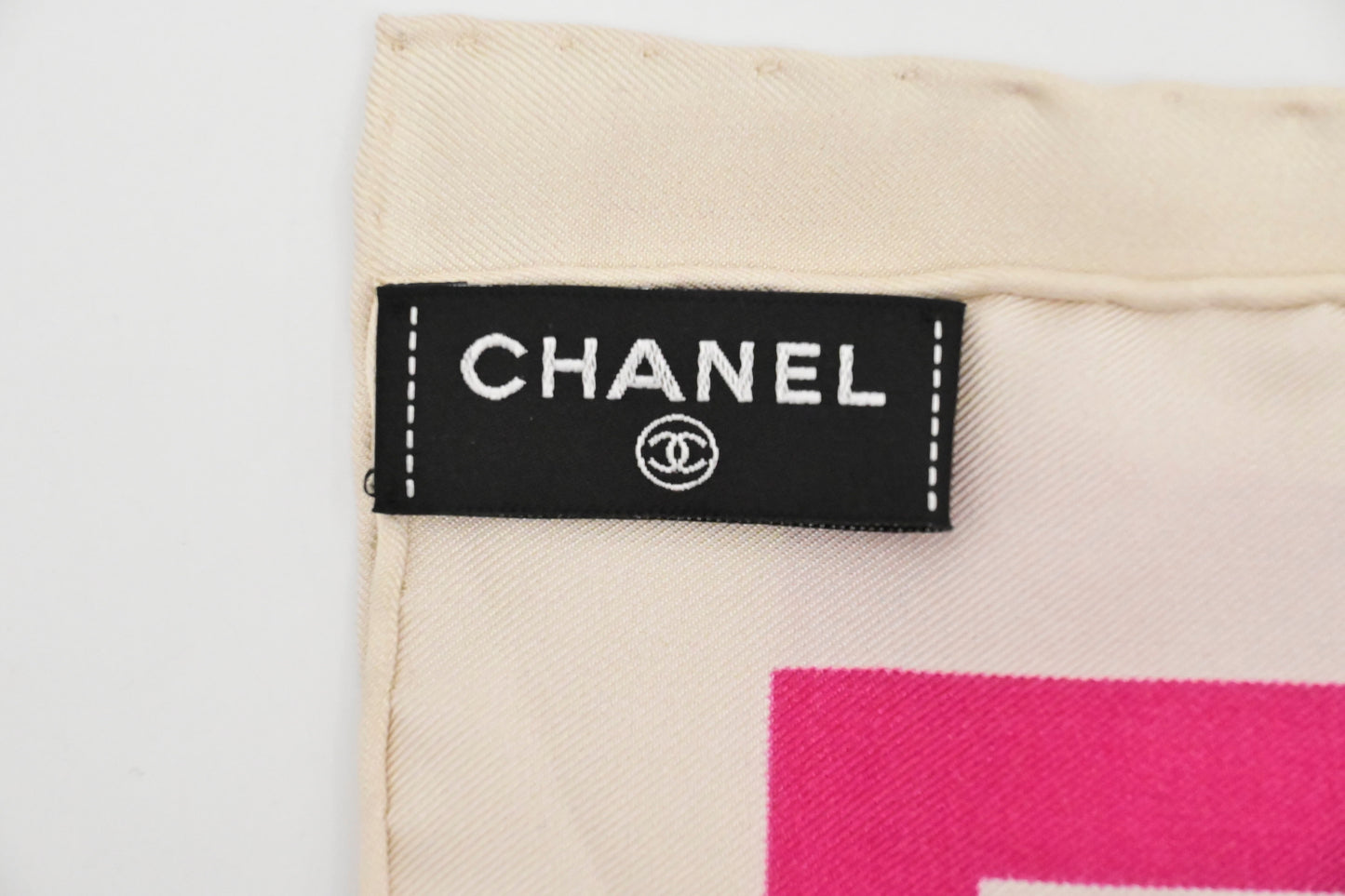 Chanel Beach Logo Scarf in Silk