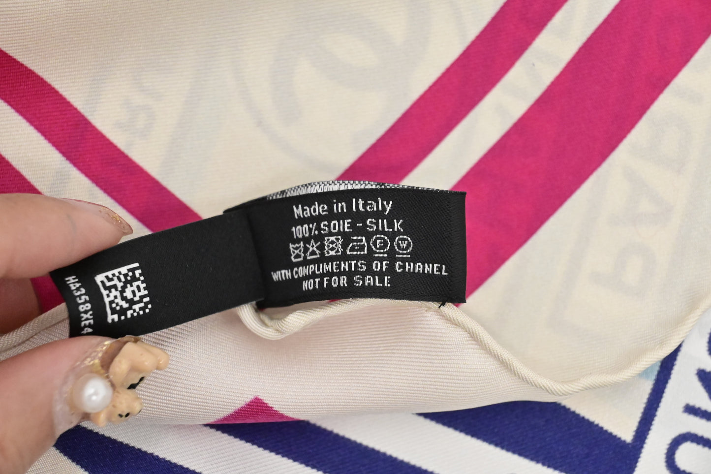 Chanel Beach Logo Scarf in Silk