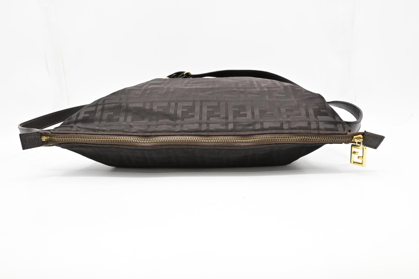 Fendi Large Crossbody in Brown FF Nylon