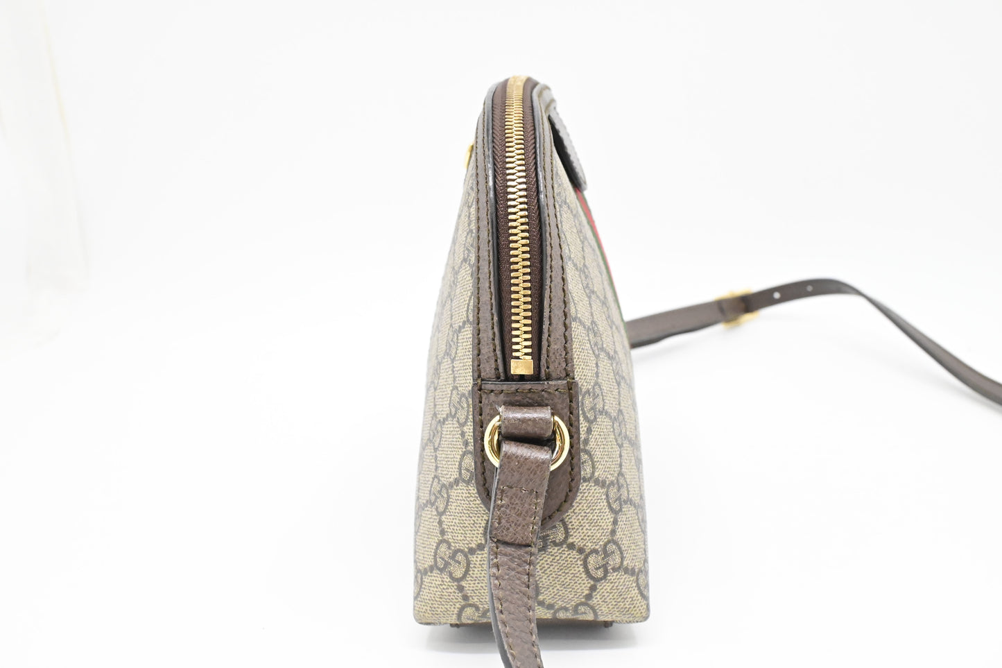 Gucci Ophidia Crossbody in GG Supreme Canvas
