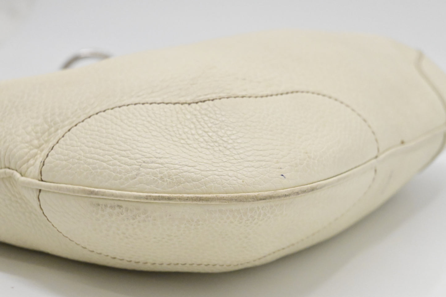 Prada Hobo Bag in White Leather