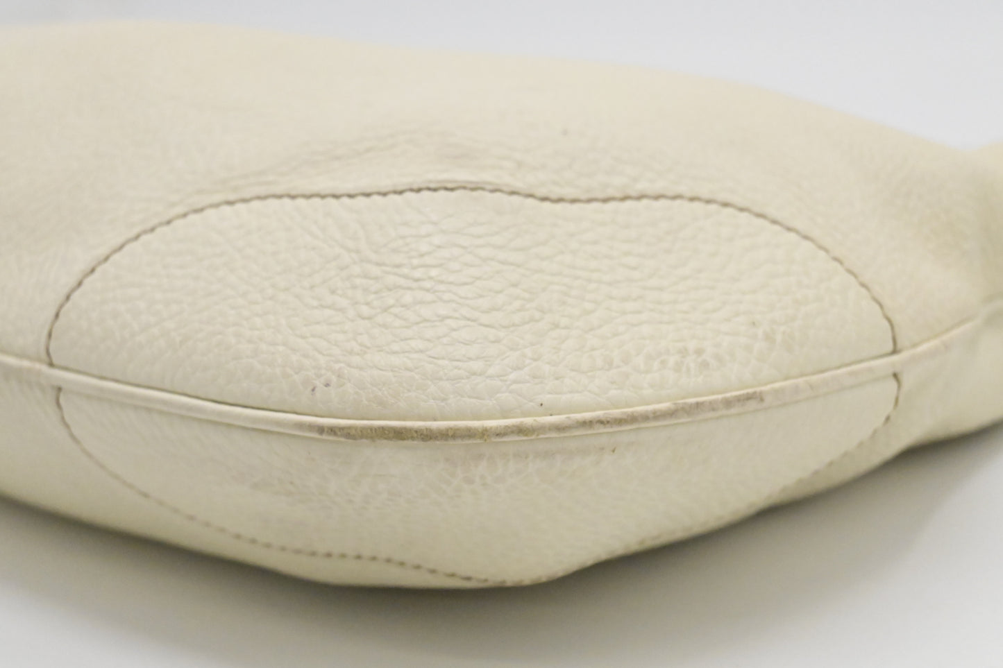 Prada Hobo Bag in White Leather