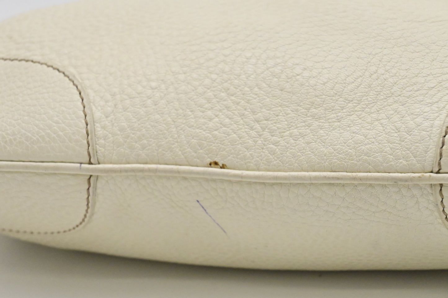 Prada Hobo Bag in White Leather