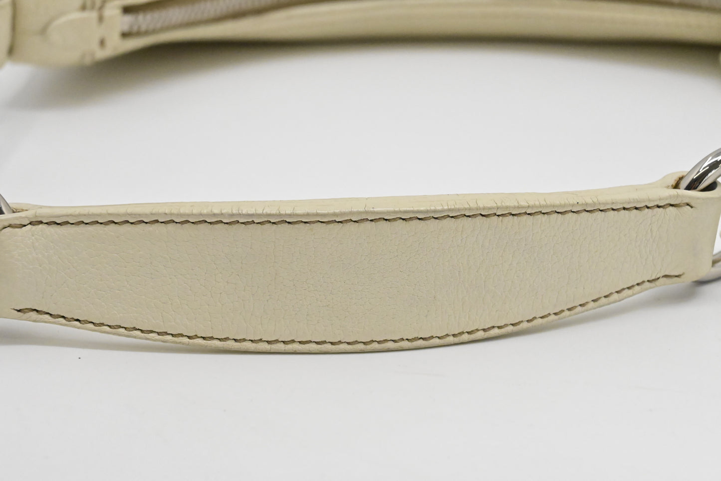 Prada Hobo Bag in White Leather