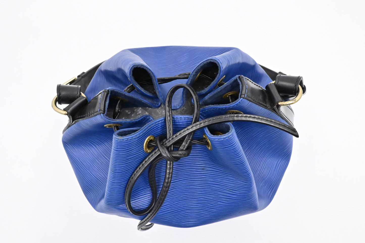 Louis Vuitton Petit Noe in Blue Epi Leather
