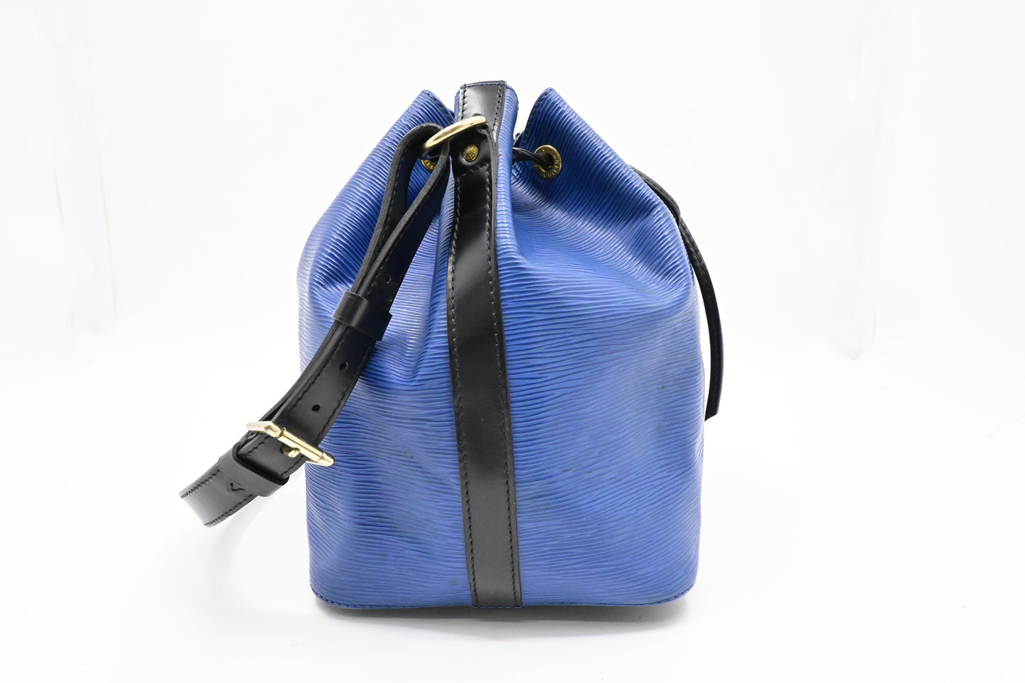 Louis Vuitton Petit Noe in Blue Epi Leather