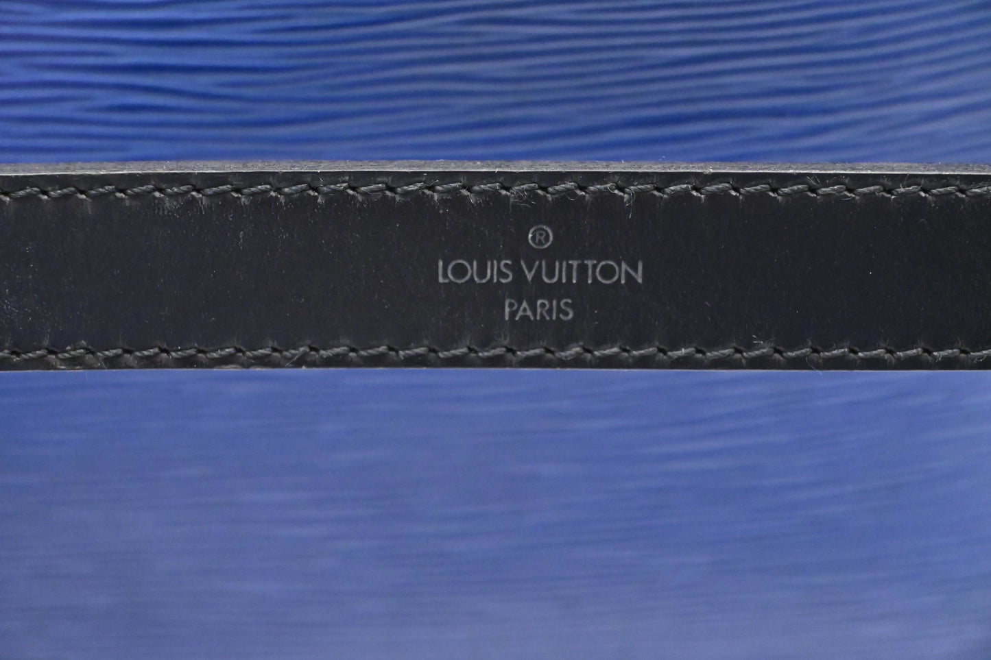 Louis Vuitton Petit Noe in Blue Epi Leather
