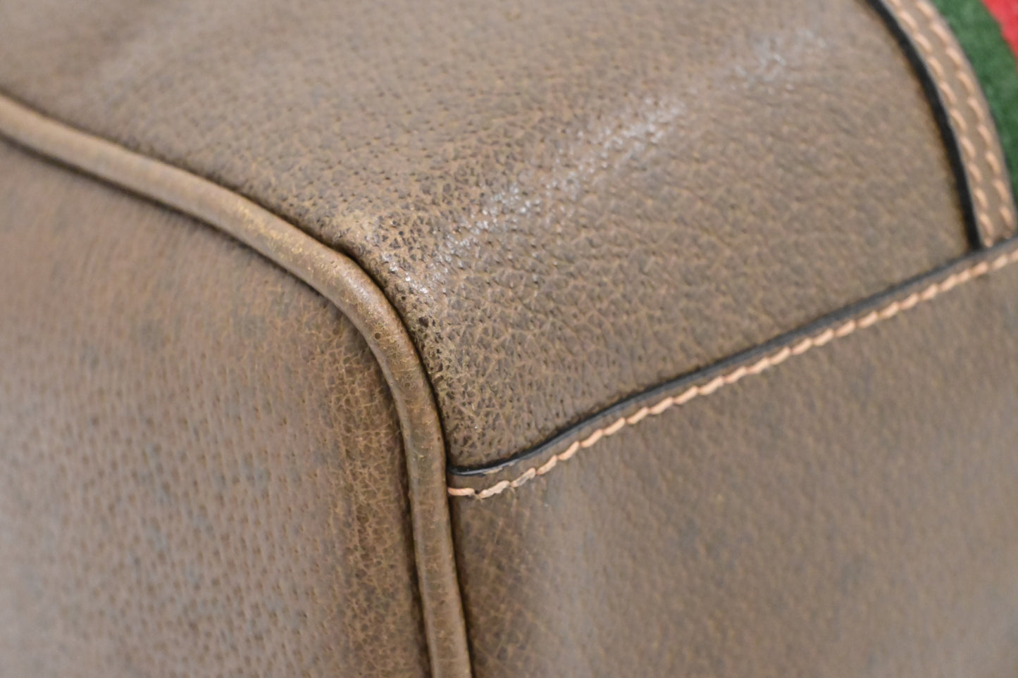 Gucci Boston Bag in Brown Leather