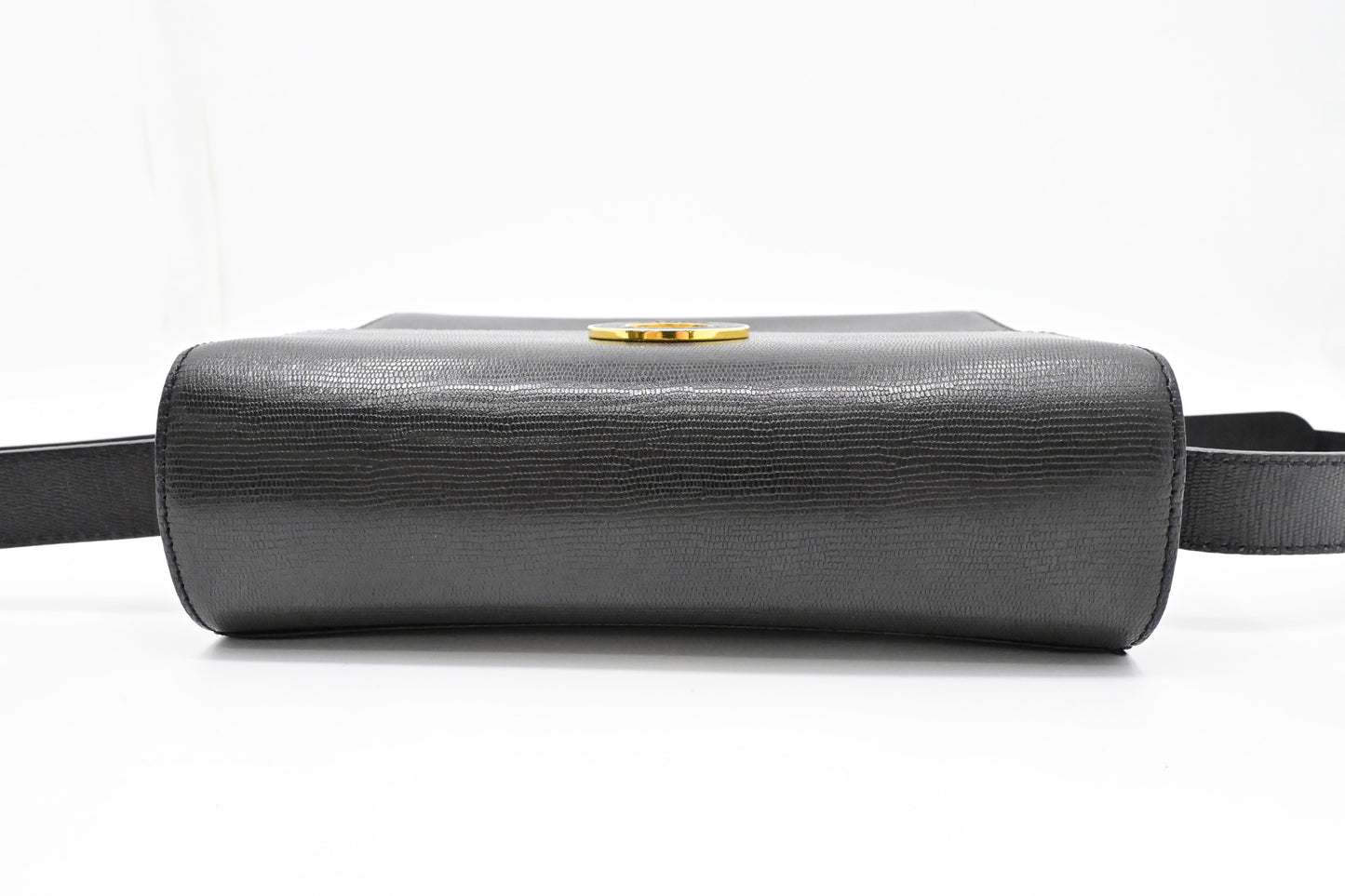 Celine Crossbody Bag in Black Leather