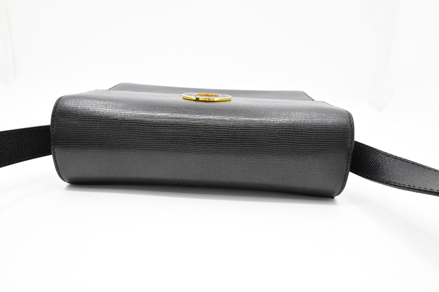 Celine Crossbody Bag in Black Leather