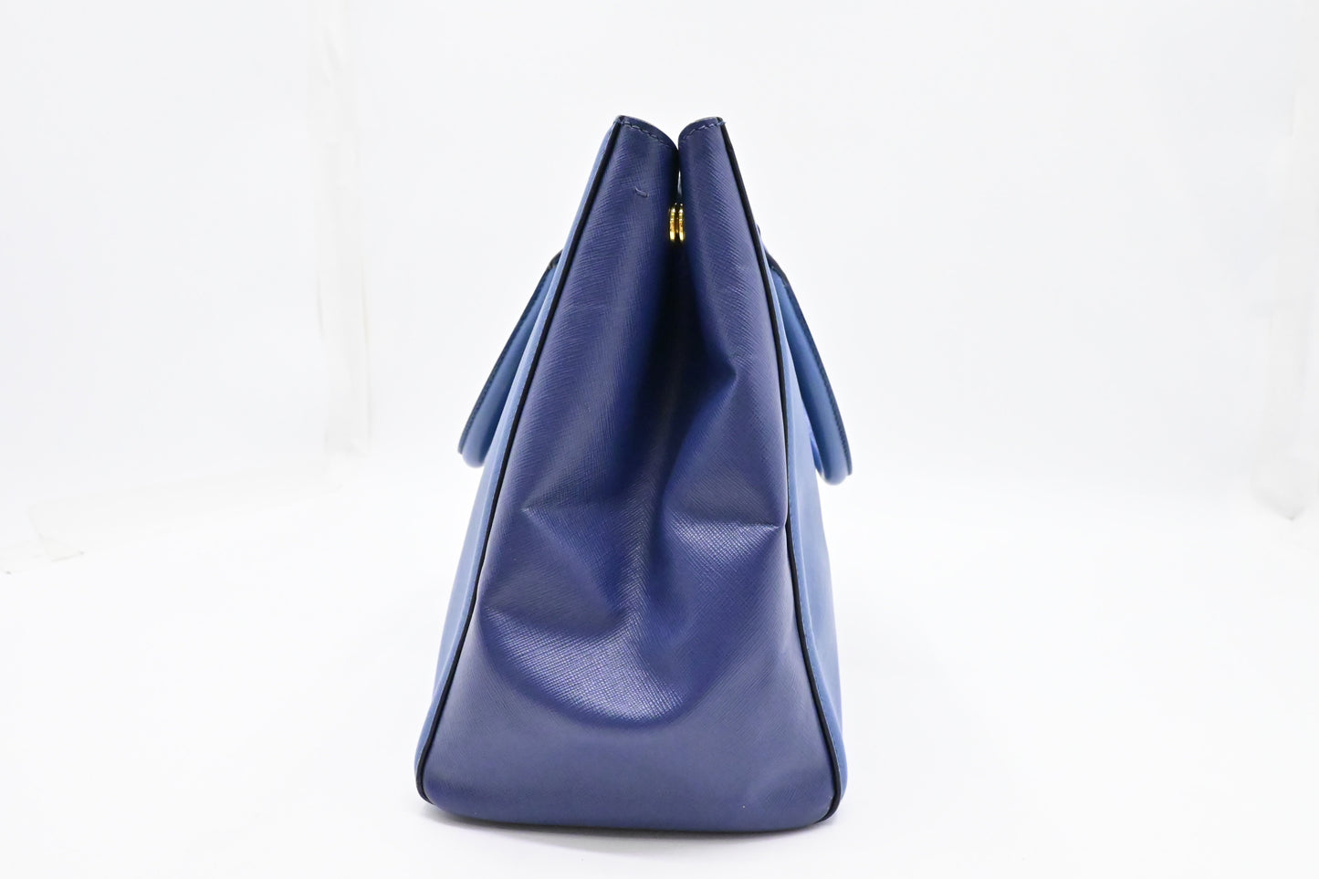 Prada Galleria in Blue Saffiano Leather