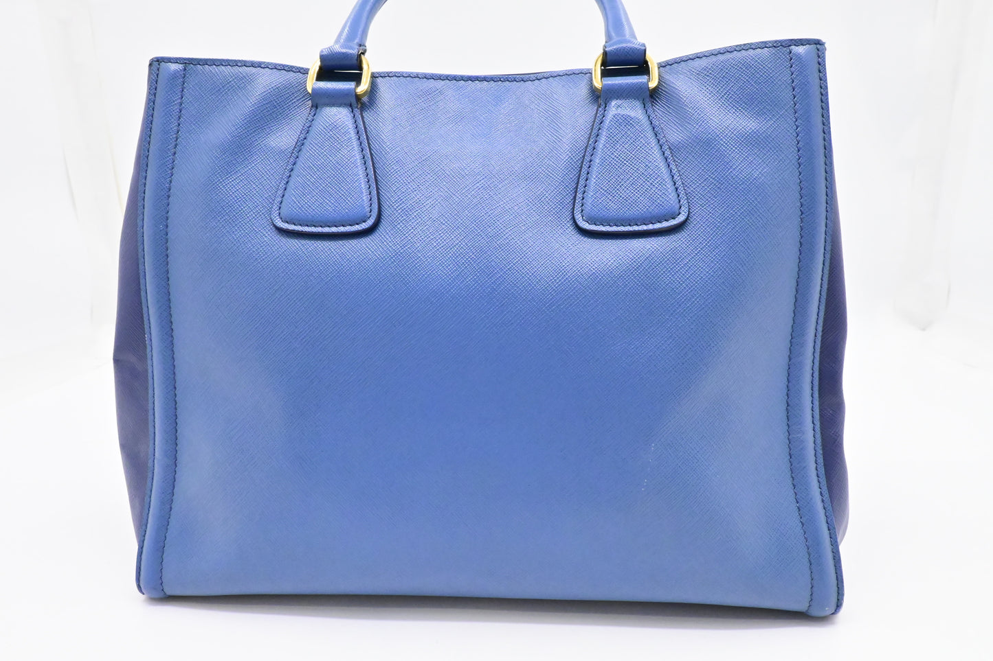 Prada Galleria in Blue Saffiano Leather