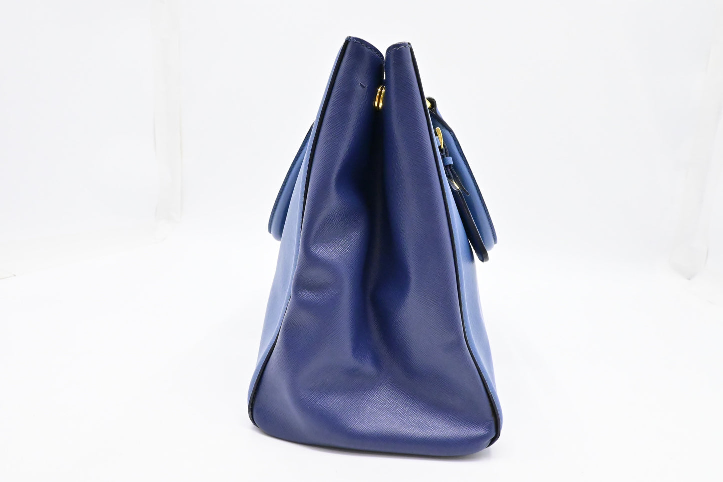 Prada Galleria in Blue Saffiano Leather