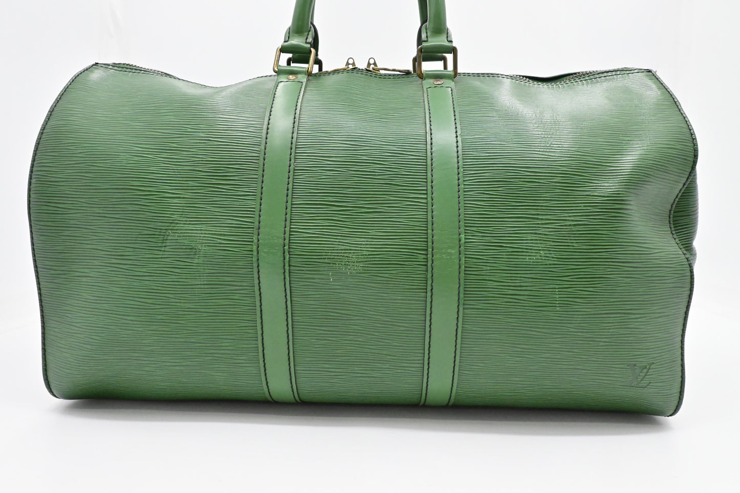 Louis Vuitton Keepall 45 in Green Epi Leather