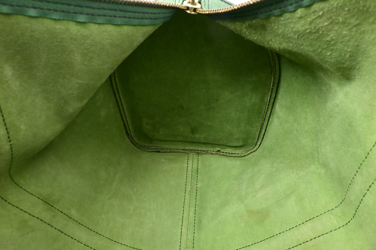 Louis Vuitton Keepall 45 in Green Epi Leather