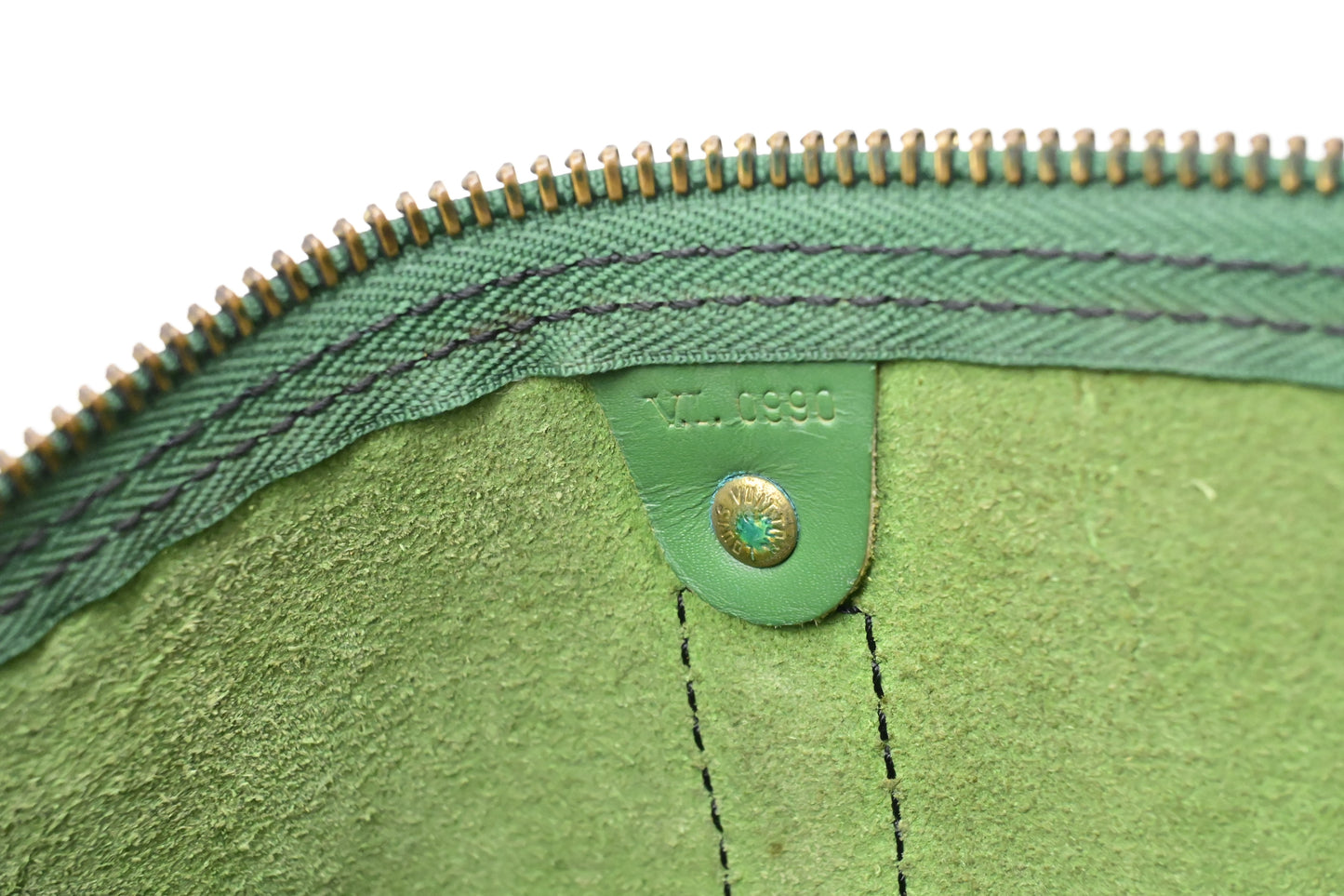 Louis Vuitton Keepall 45 in Green Epi Leather