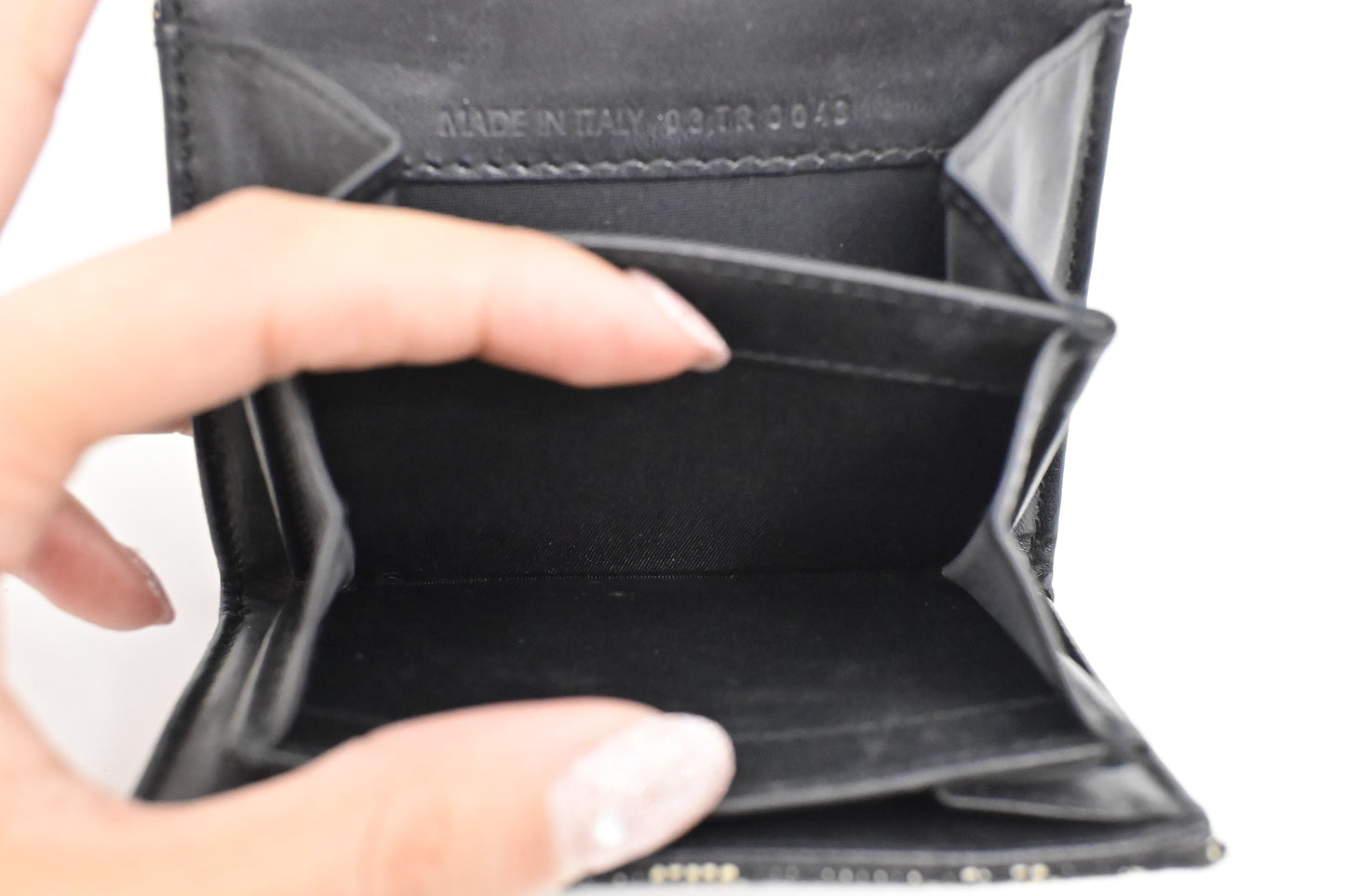 Dior Saddle Compact Wallet in Black Oblique Canvas