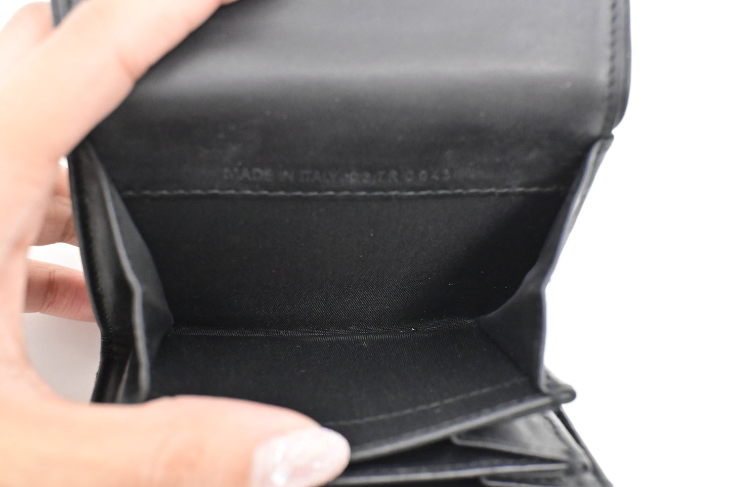 Dior Saddle Compact Wallet in Black Oblique Canvas