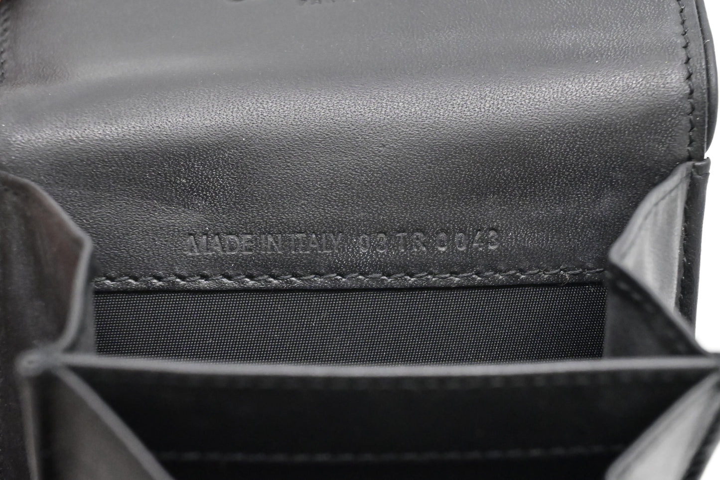 Dior Saddle Compact Wallet in Black Oblique Canvas