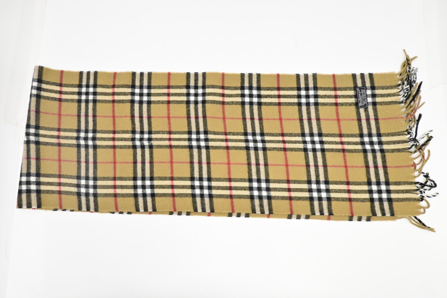 Burberry Scarf in Beige Lambswool