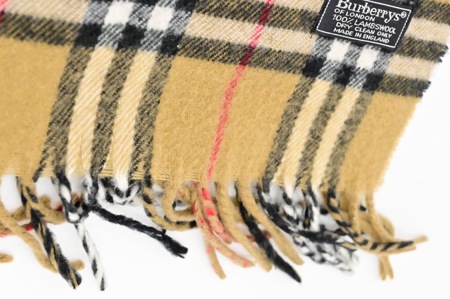 Burberry Scarf in Beige Lambswool