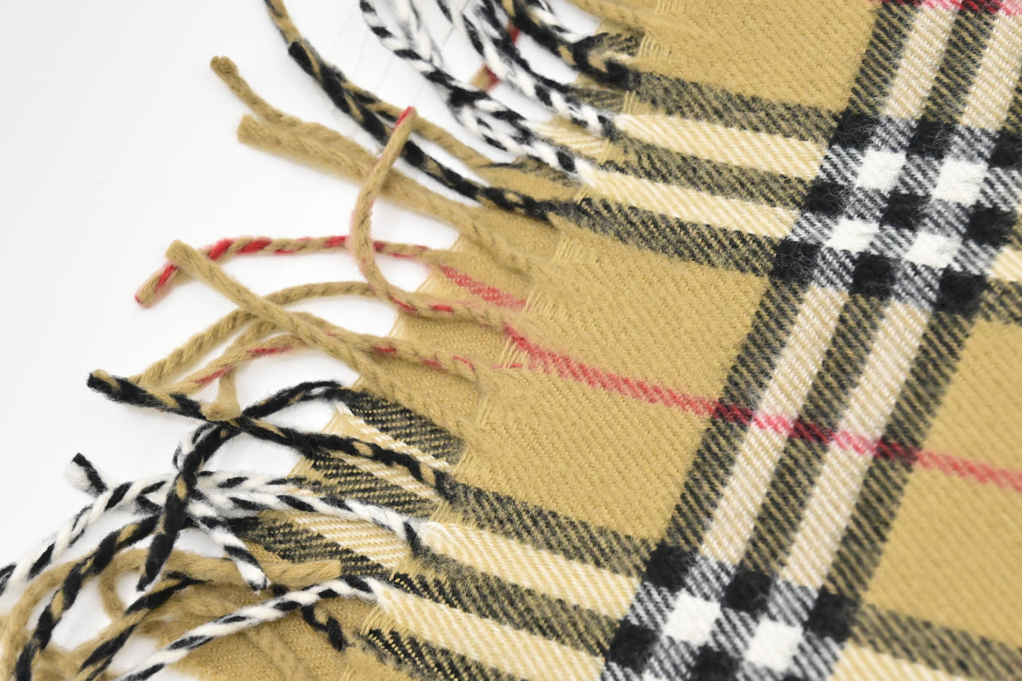 Burberry Scarf in Beige Lambswool