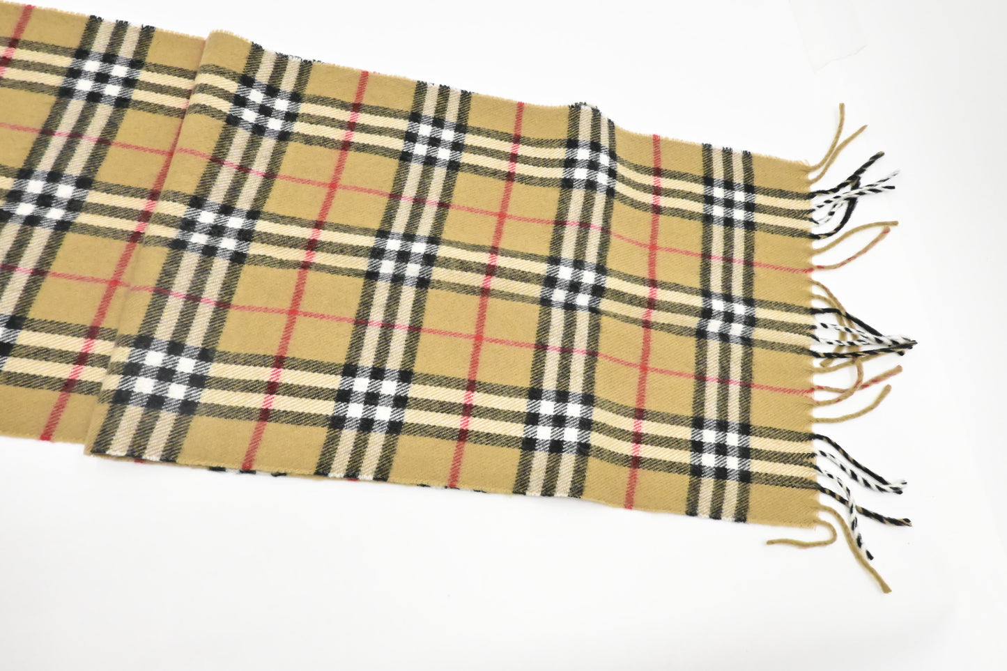 Burberry Scarf in Beige Lambswool
